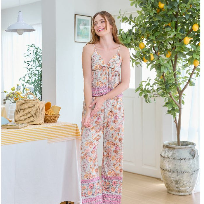 ชุดนอน Muslin Pajamas Silk Satin (R24 R2145 R2146) | ชุดนอนสสายเดี่ยว,ชุดนอนผู้หญิง