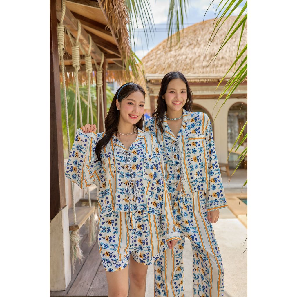 ชุดนอน Muslin Pajamas Collection Muslin Pet (U3240 U3241 U3242 P3241 P3242) | ชุดนอนชุดเที่ยว