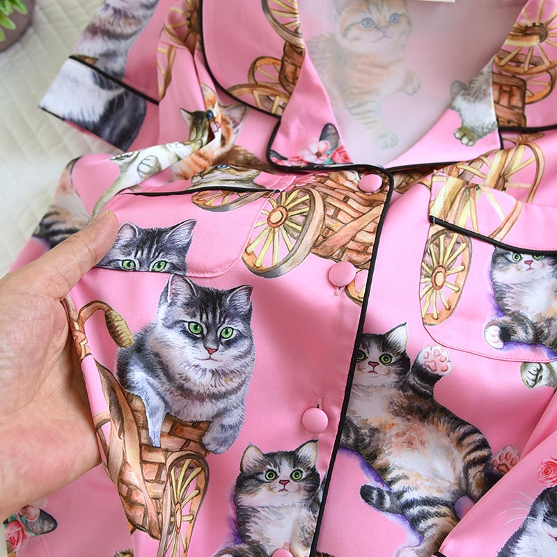 ชุดนอน Muslin Pajamas Collection Muslin Pet รุ่น Whisker Wheels (N5132 T5132 M5132) | ชุดแม่ลูก