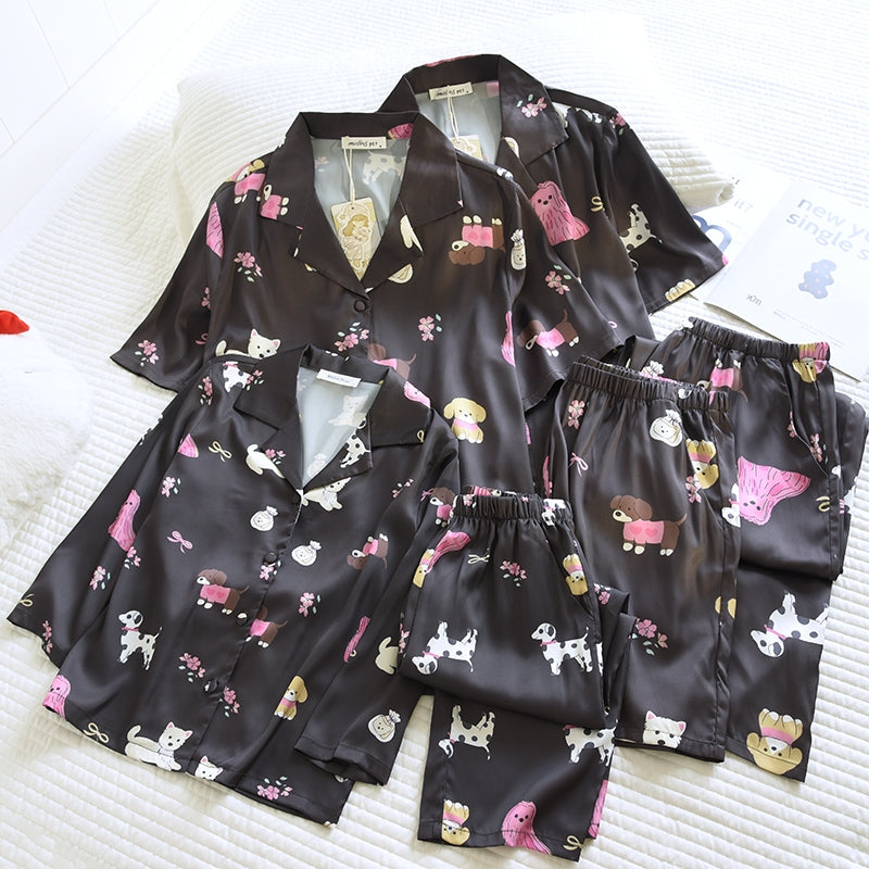 ชุดนอน Muslin Pajamas Collection Muslin Pet รุ่น Fluffy Dream (N5136 T5136 M5136) | ชุดนอนแม่ลูก