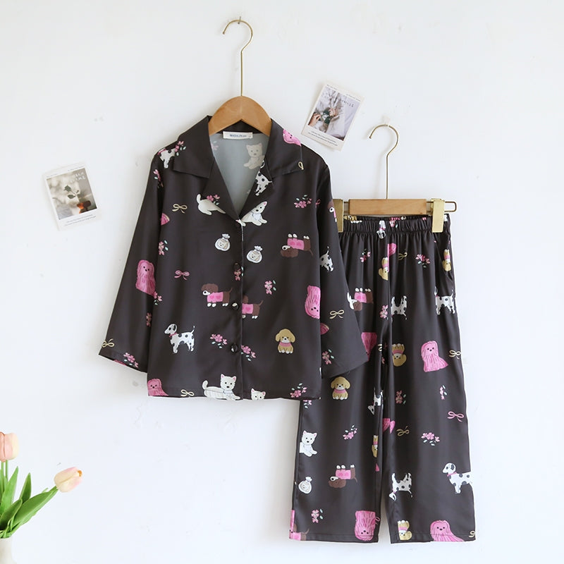 ชุดนอน Muslin Pajamas Collection Muslin Pet รุ่น Fluffy Dream (N5136 T5136 M5136) | ชุดนอนแม่ลูก