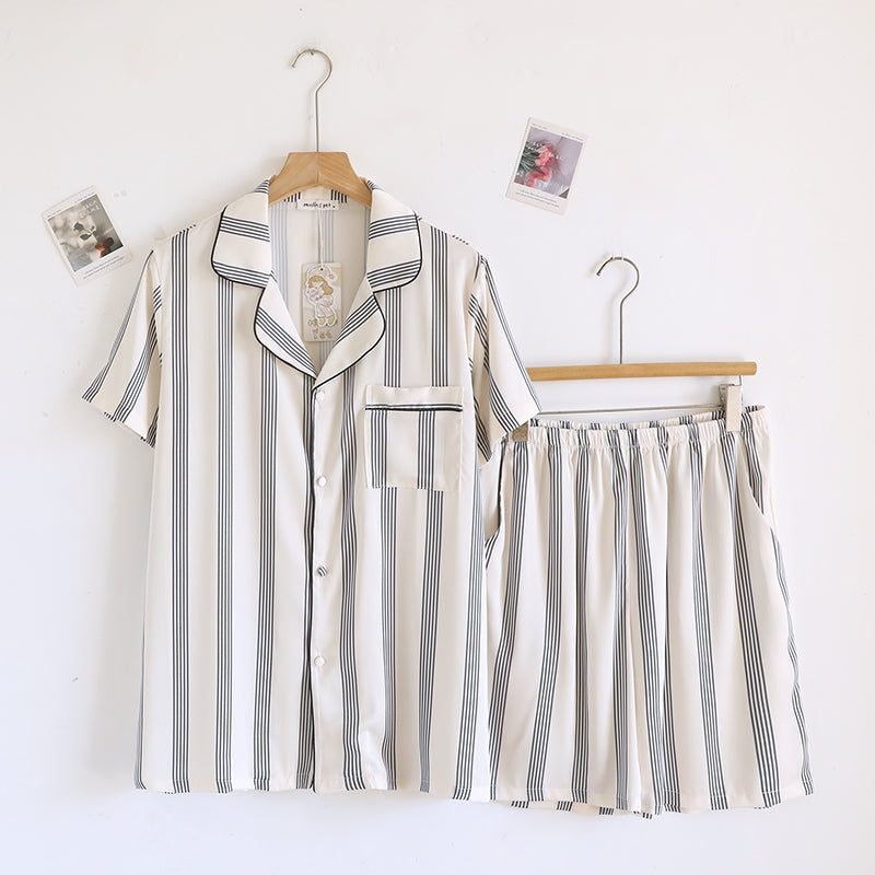 ชุดนอน Muslin Pajamas Collection Muslin Pet รุ่น Classic Charm(N3275 T3275 Y3275 Y3275)|ชุดนอนคู่รัก