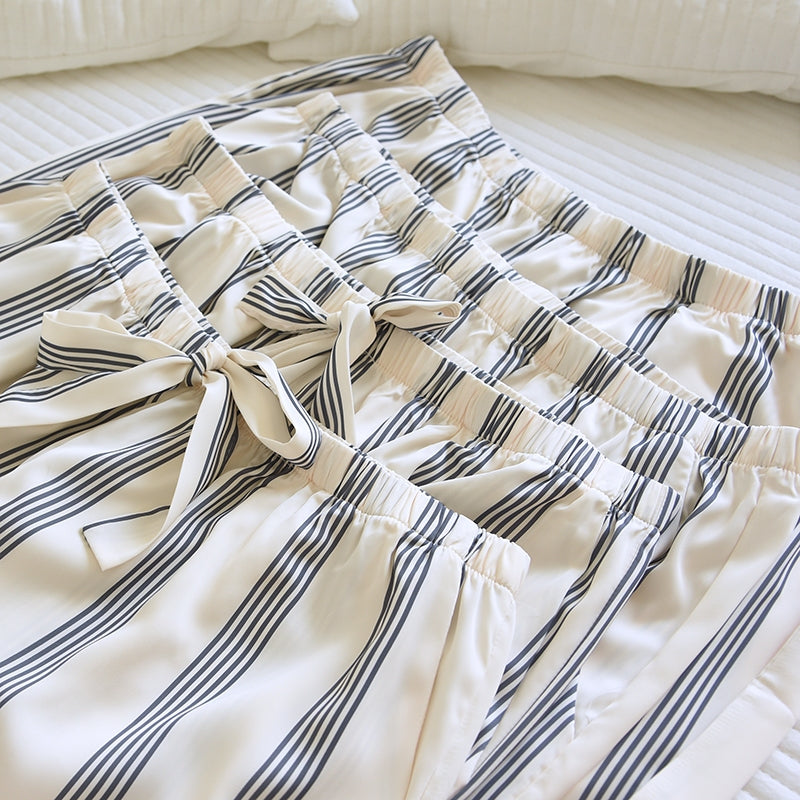 ชุดนอน Muslin Pajamas Collection Muslin Pet รุ่น Classic Charm(N3275 T3275 Y3275 Y3275)|ชุดนอนคู่รัก