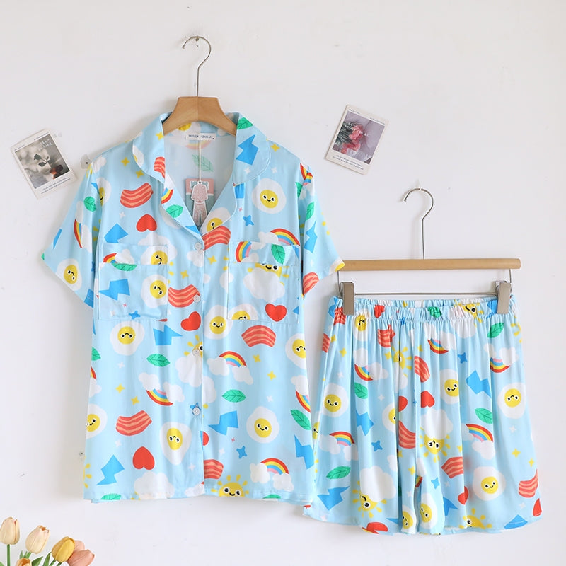 ชุดนอน Muslin Pajamas Organic bamboo รุ่น Sunny Mornings (A1064 B1064 E1064) | ชุดนอนผู้หญิง