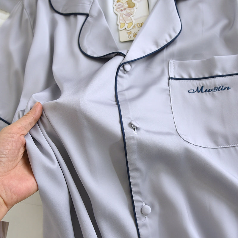 ชุดนอน Muslin Pajamas Collection Muslin Pet รุ่น Midnight (N3272 T3272 Y3273 Y3274) | ชุดคู่รัก